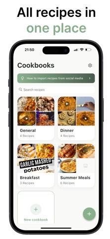 Feedr - Recipe Organizer screenshot