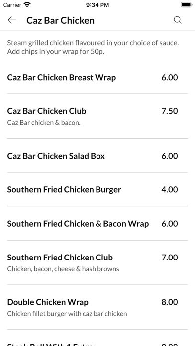 Caz Bar Screenshot