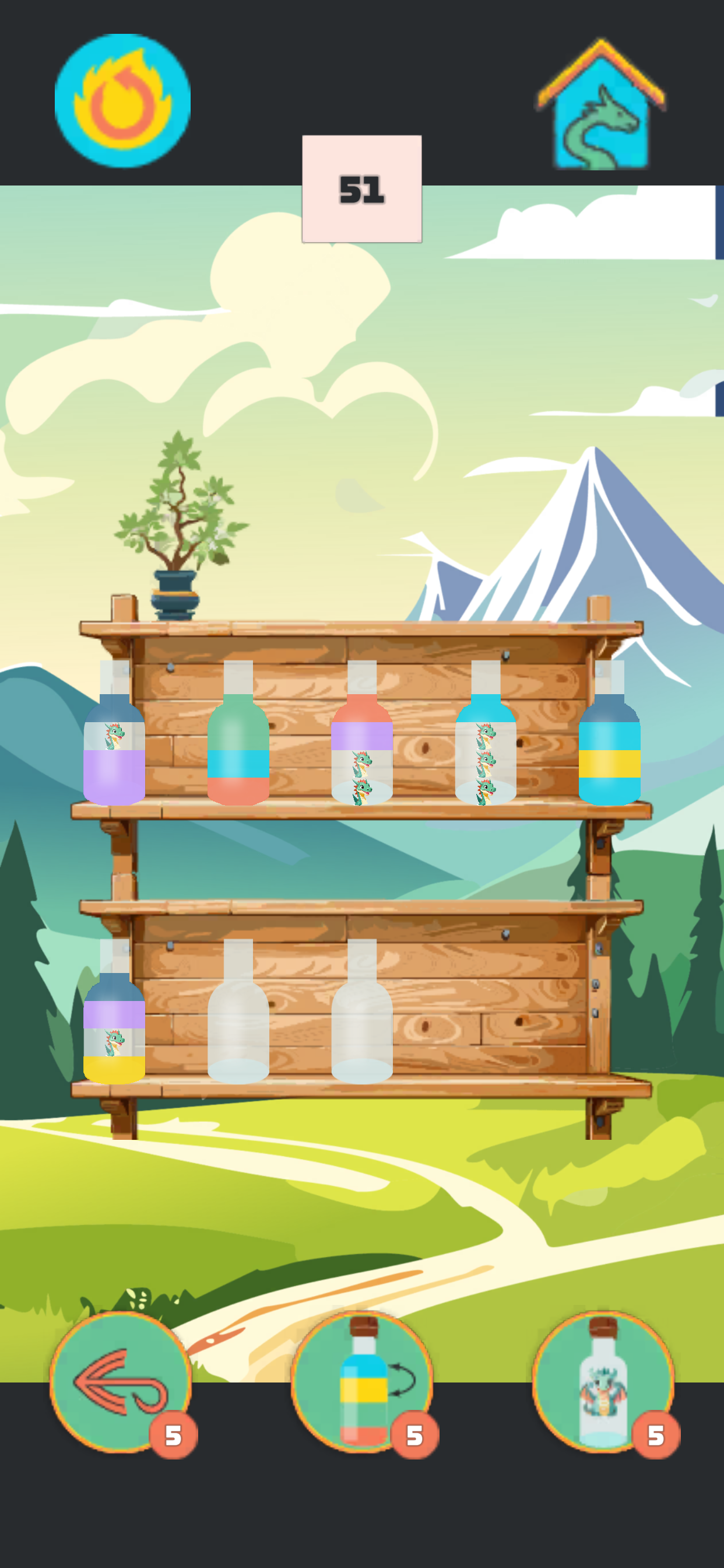 Dragon Potions : water puzzle screenshot 3