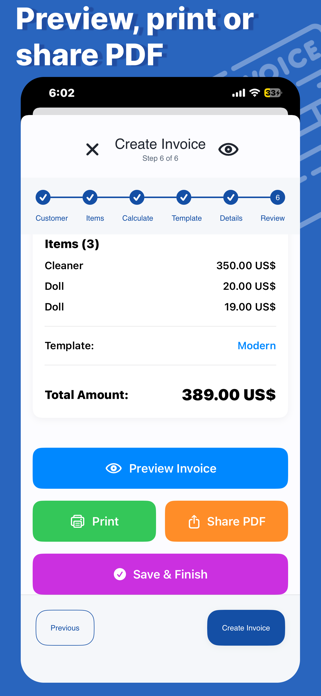 Invoices Maker Screenshot 8 of 9