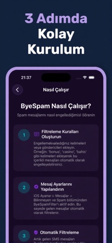 ByeSpam - Spam SMS Filtrele screenshot