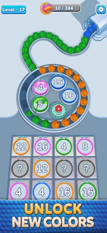 Spin & Knit: Sorting Puzzle screenshot