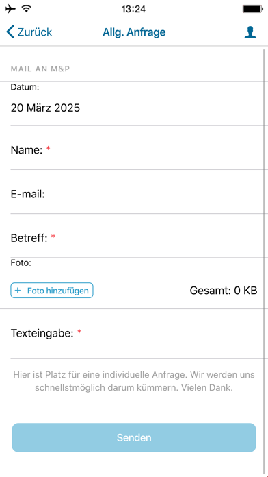 M&P Schadenhilfe Screenshot
