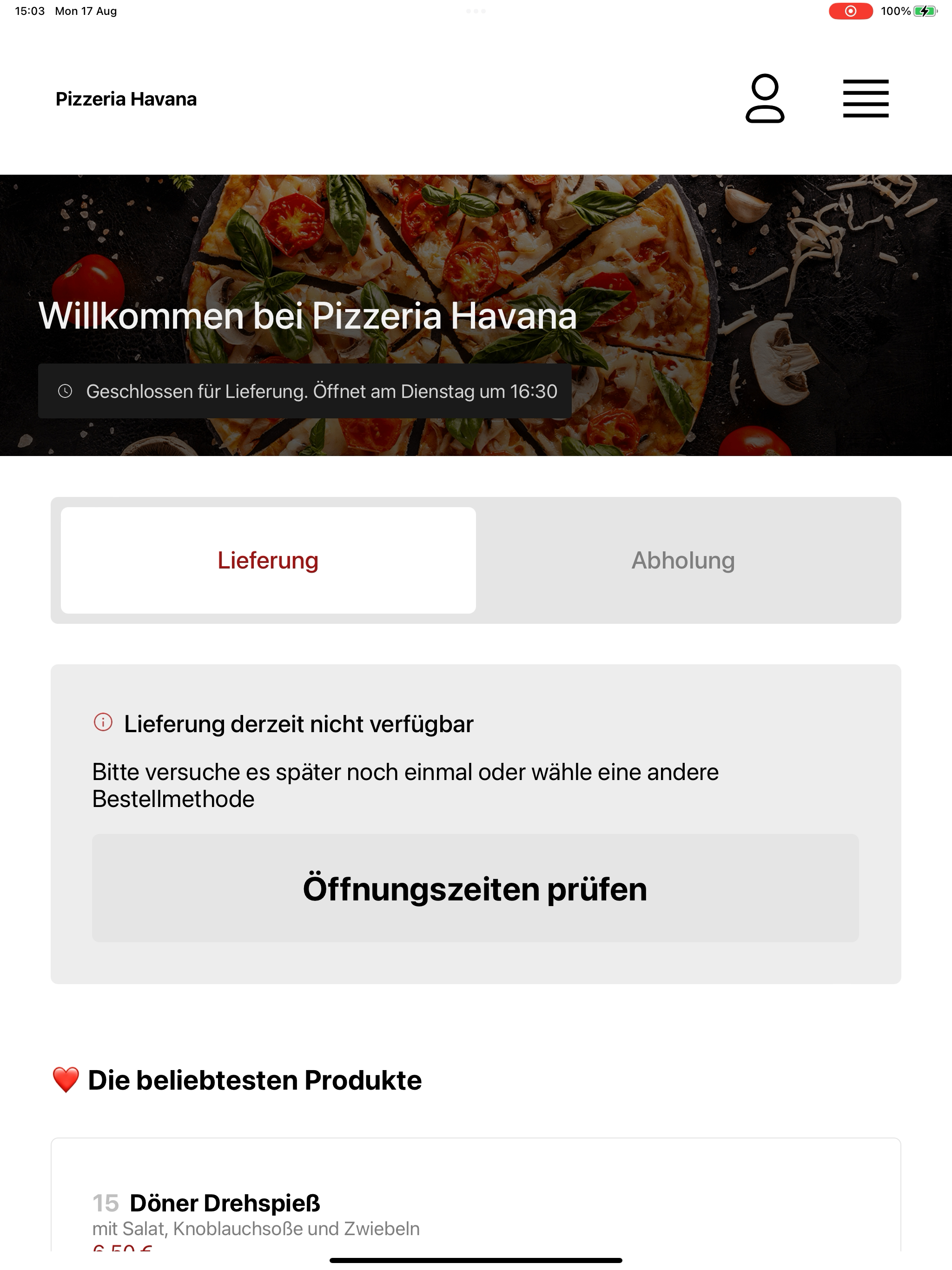Pizzeria Havana screenshot 14