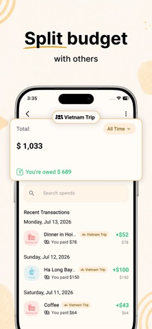 Monthly Budget Planner App Screenshot 5 of 7