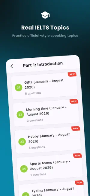 IELTS Speaking Assistant 2026 screenshot 2