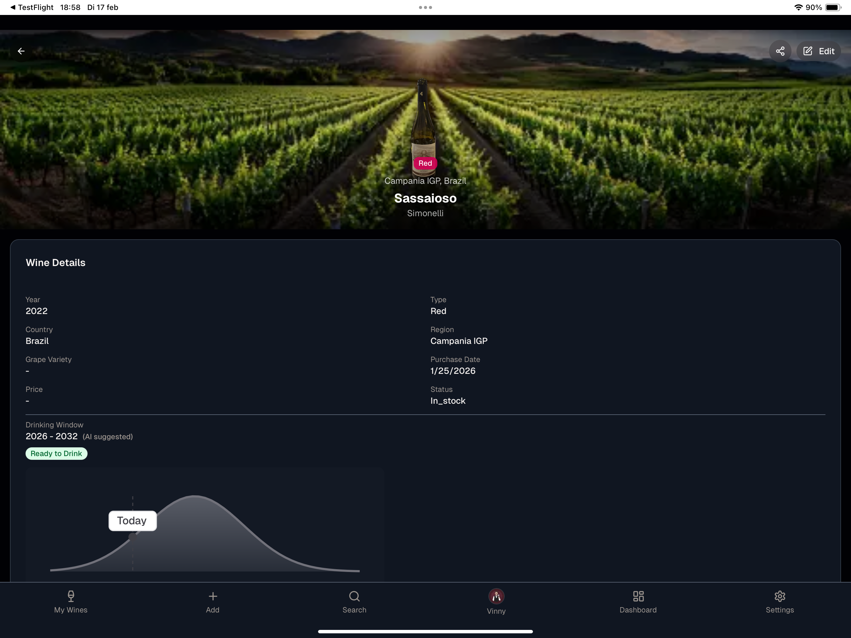 WineWorx: Wine Cellar Tracker screenshot 14