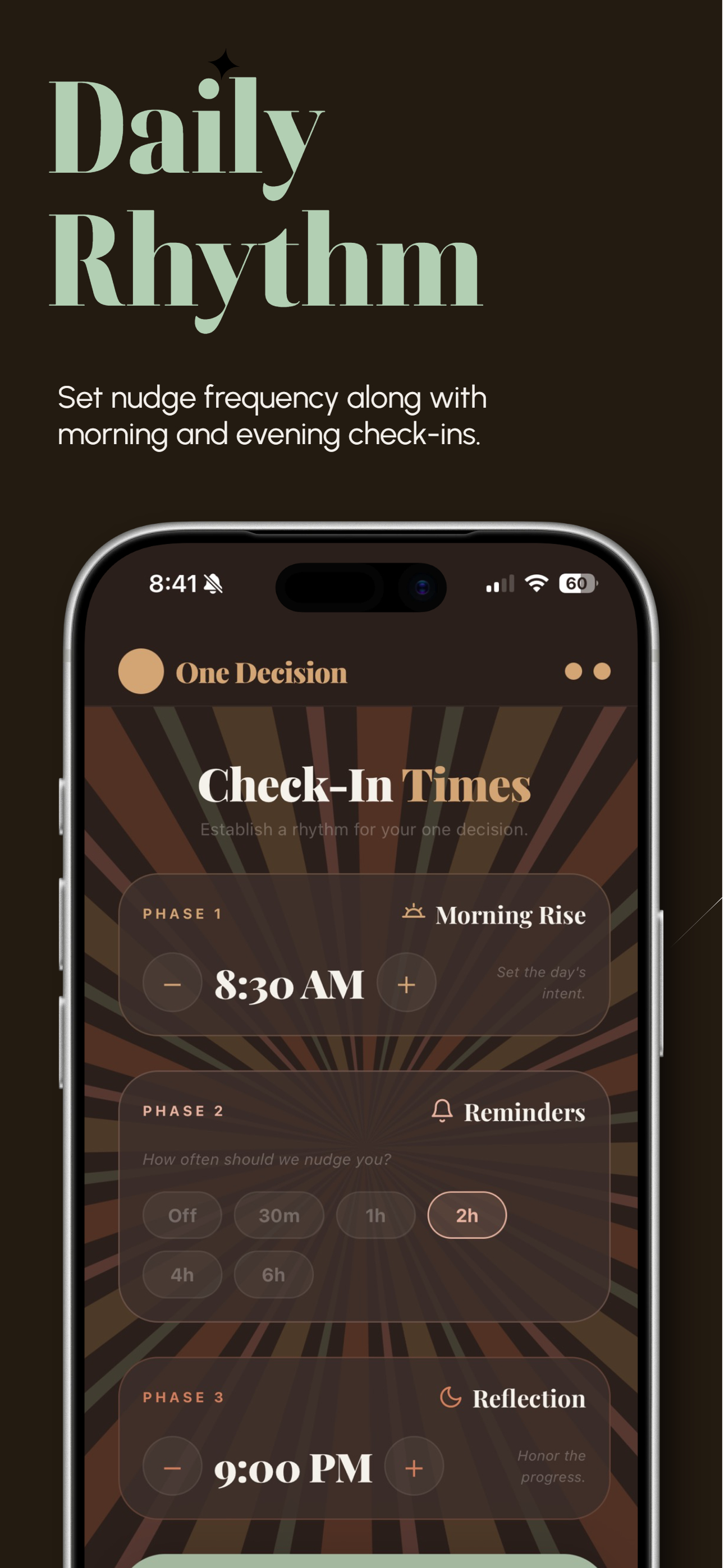 One Decision: Daily Focus screenshot 3