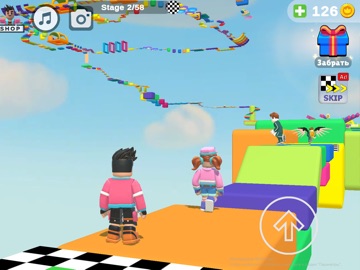 Obby Parkour Games Escape slap iPad screenshot