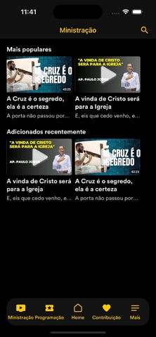 Ministério IBPAZ iPhone screenshot