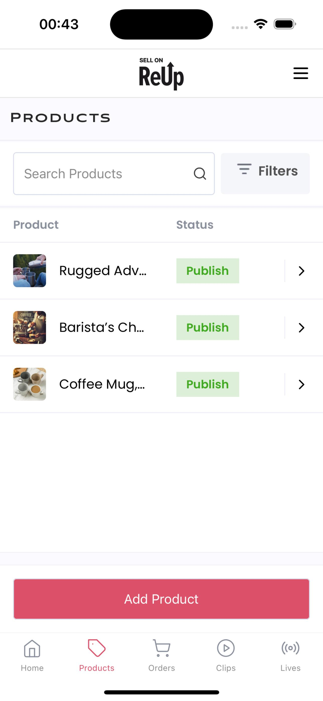 Sell On ReUp