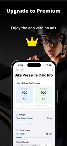 Bike Pressure Calculator Pro screenshot