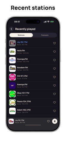 Radio Ghana FM AM Live Online iPhone screenshot