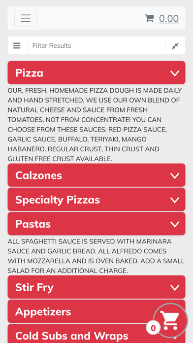 Angelo's Pizzeria Lewiston Screenshot