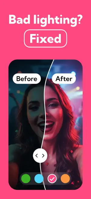 Glow Cam: Front Selfie Flash screenshot 1