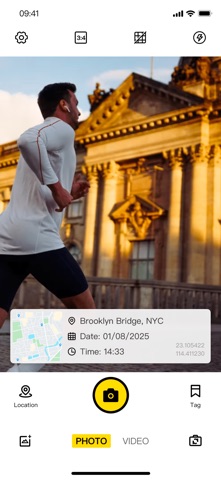Timestamp Camera . Screenshot 1 of 5