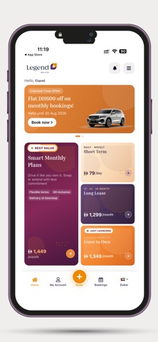 Legend Car Rental screenshot