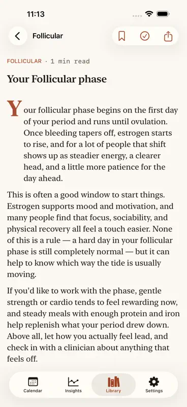 Lumi: Period & Ovulation screenshot 4 of 10