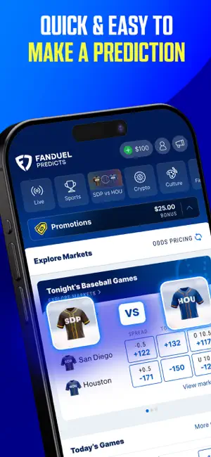 FanDuel Predicts screenshot 1