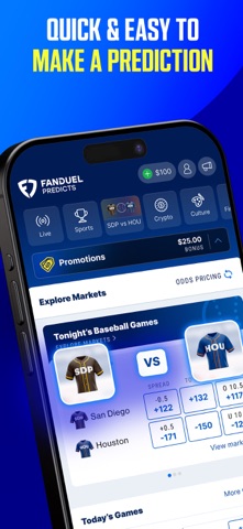 FanDuel Predicts iPhone screenshot 1