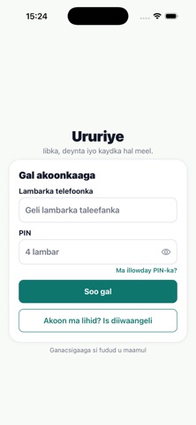 Ururiye iPhone screenshot