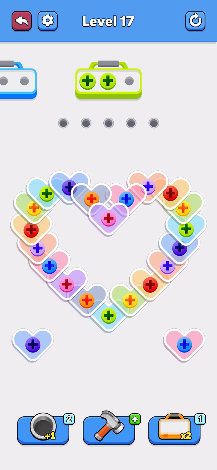 Unscrew Pin Screw Jam Puzzle