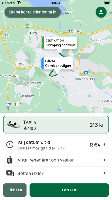 Taxibil Screenshot
