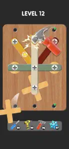 Wood Screw Puzzle screenshot #1 for iPhone