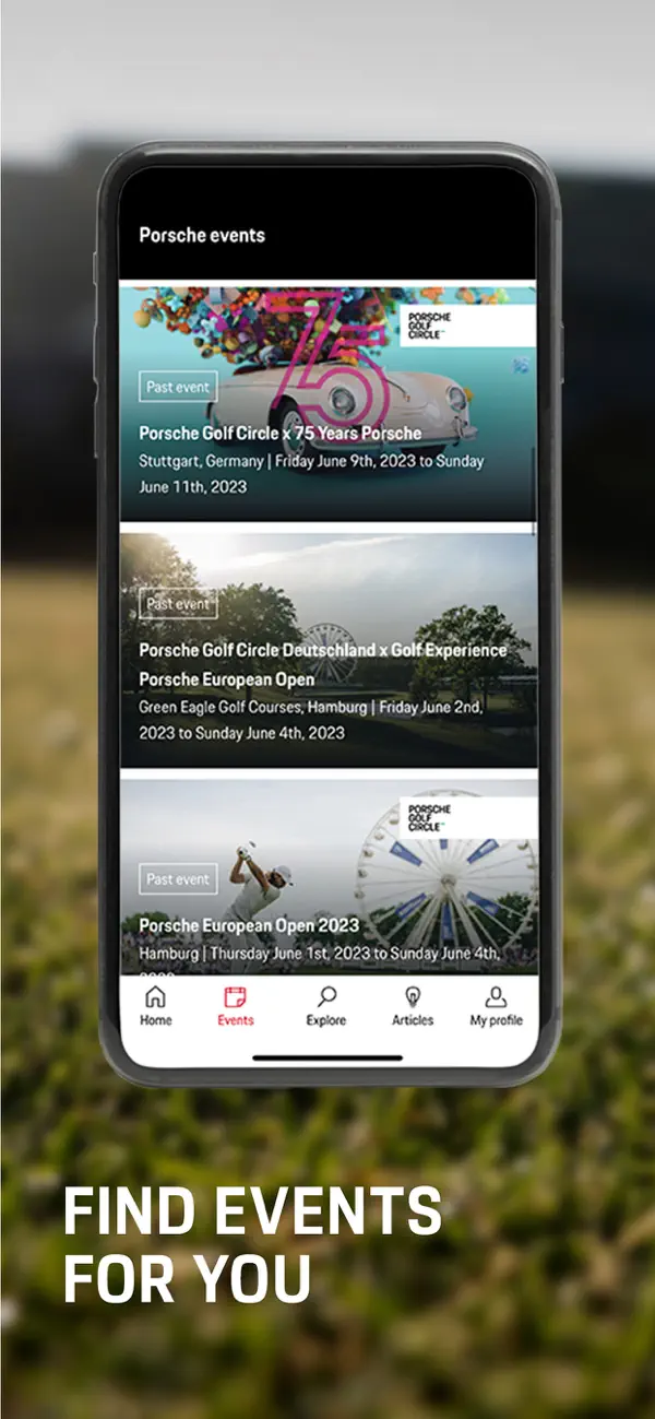 Screenshot #2 pour Porsche Golf Circle