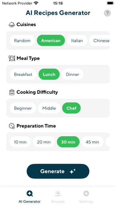 Taste Ai Screenshot