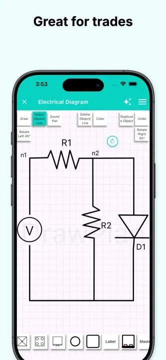 DrawPlan: Screenshot 6 von 7