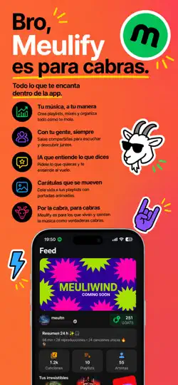 Captura de pantalla de Meulify: Reproductor De Música en iPhone 6