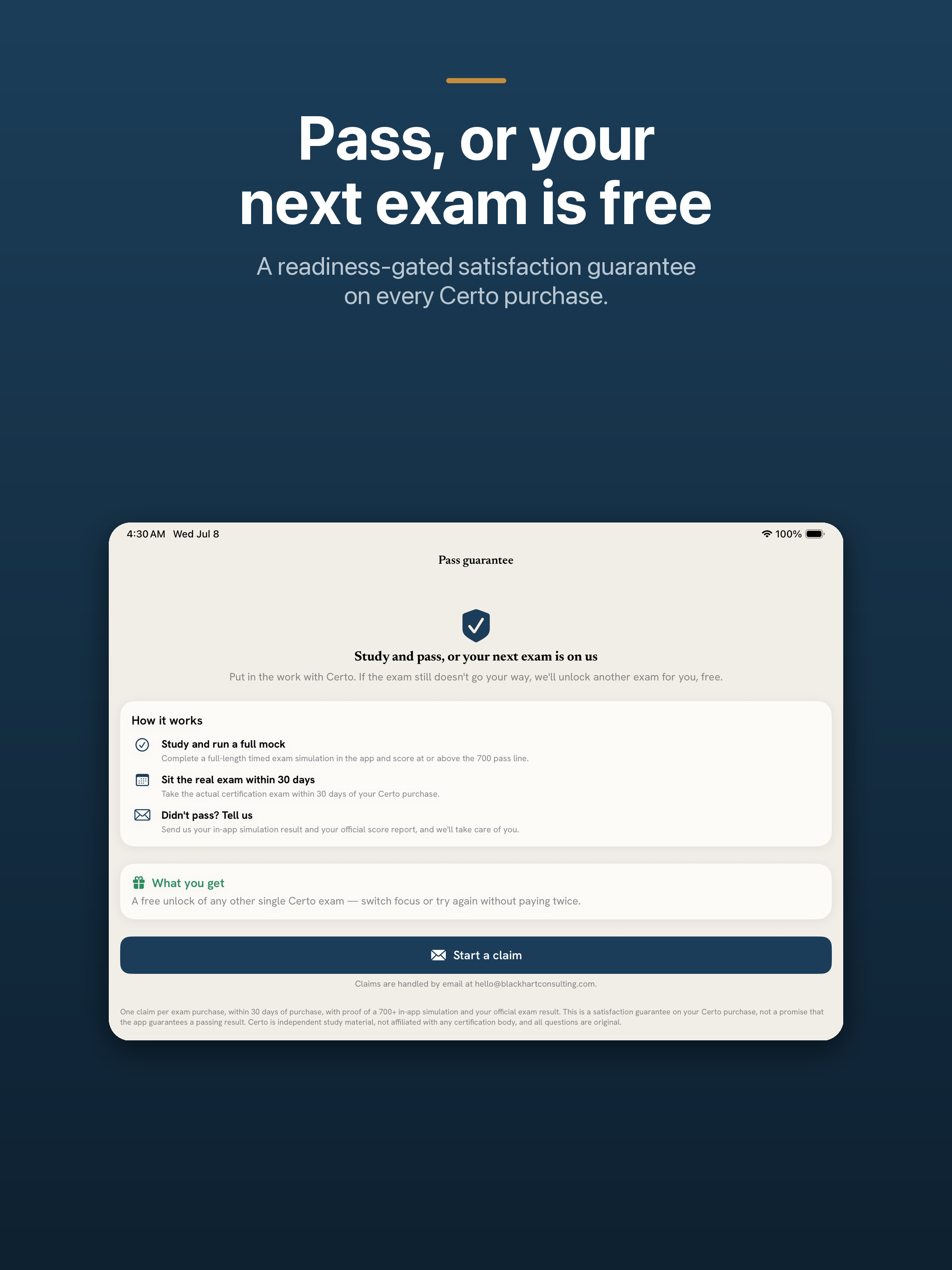 Certo: Exam Prep & Practice screenshot 11
