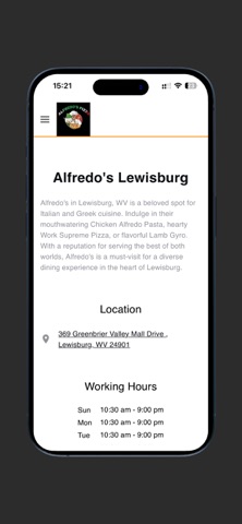 Alfredo's Lewisburg screenshot
