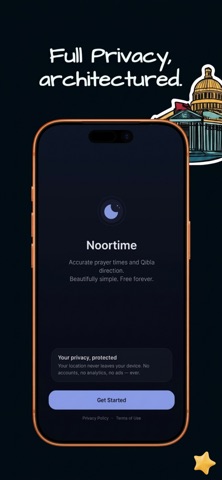 Noortime - Prayer & Qibla Screenshot 4 of 5