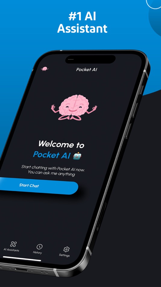 #2. Pocket AI - Ask Smart Chatbot (iOS) 由: Berkan Eksioglu