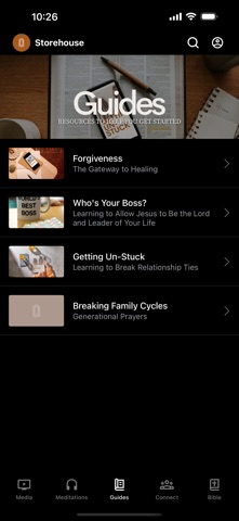 The Storehouse App iPhone screenshot