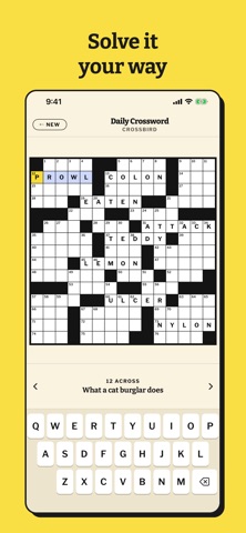 CrossBird: Scan Crosswords iPhone screenshot