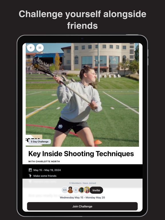 Charlotte North Lacrosse iPad screenshot 4 - Sports app