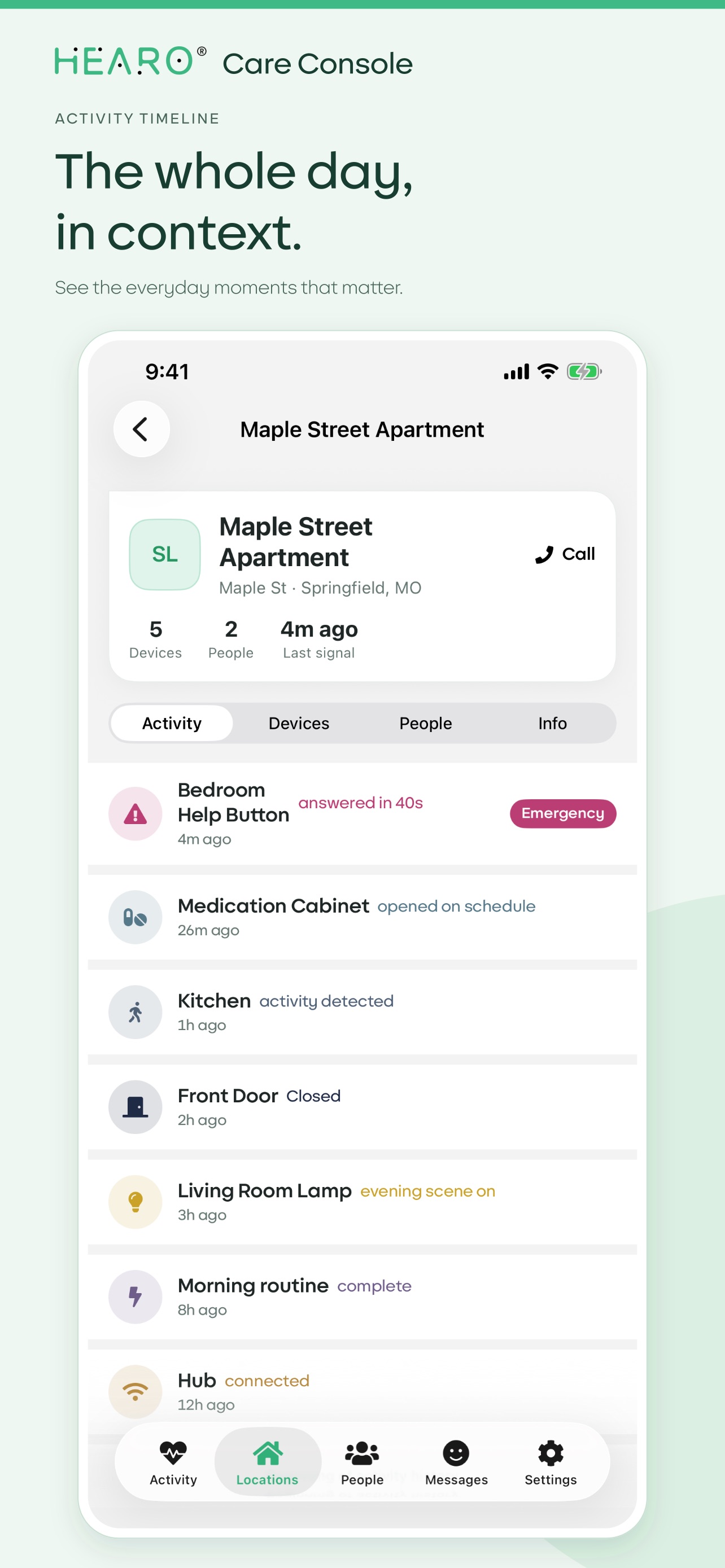 Screenshot 4 of Hearo Care Console