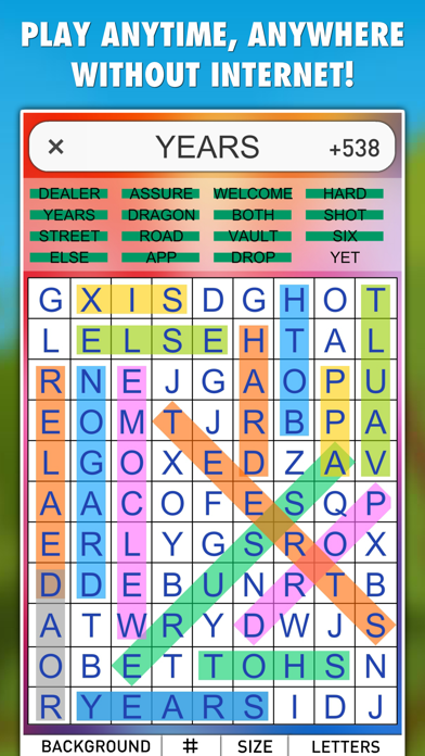 Screenshot #3 pour Word Search Games PRO