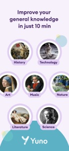 Yuno - General knowledge screenshot #1 for iPhone