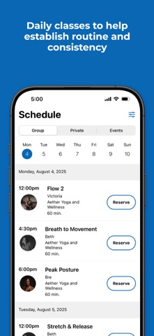 Aether Yoga and Wellness Screenshot 3 of 4