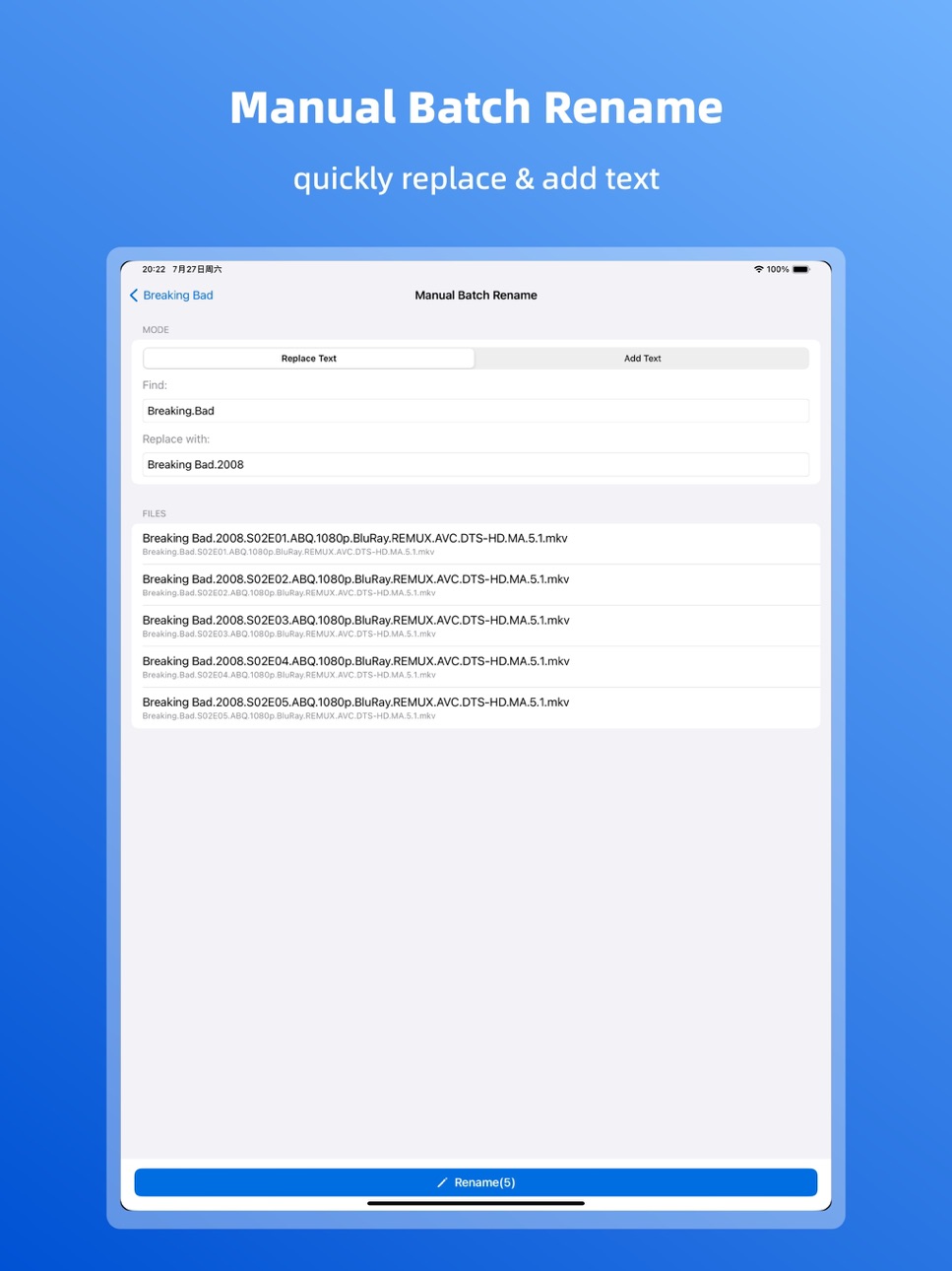 iPad screenshot