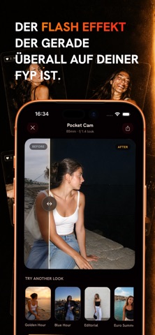 Stunna: Fotoeditor & Flash iPhone screenshot 3