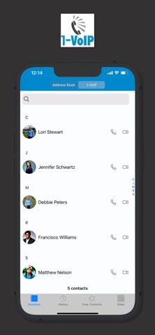 1-VoIP Softphone Screenshot 3 of 5