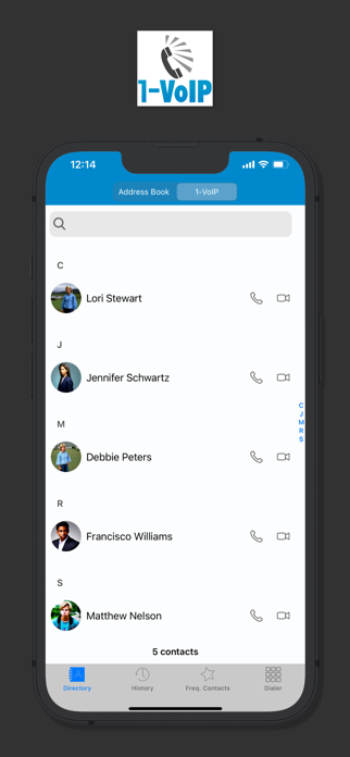 1-VoIP Softphone Screenshot 3 of 5