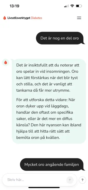 Livsstilsverktyget iPhone screenshot 2