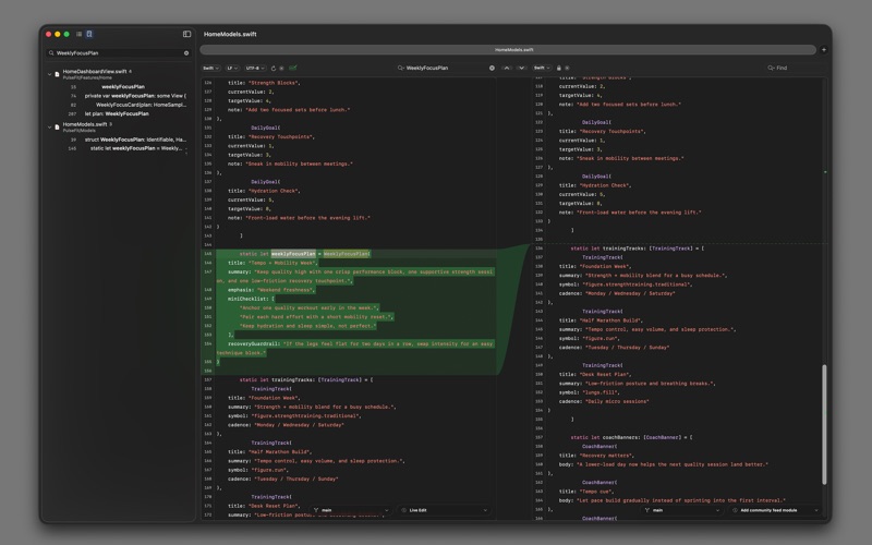 RibbonDiff screenshot