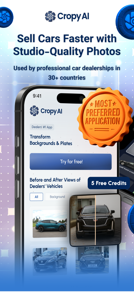 Cropy AI: Car Studio screenshot 1